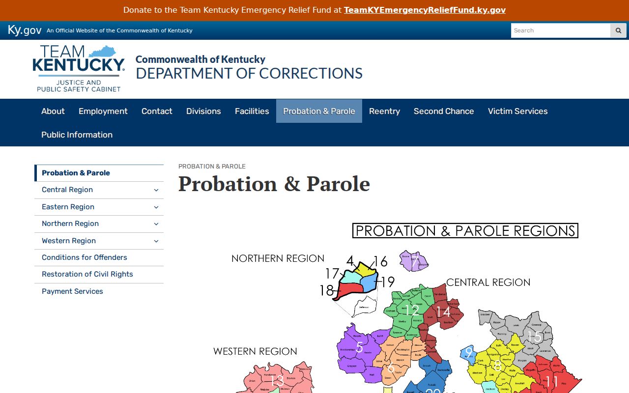 Anderson County criminal records probation and parole source
